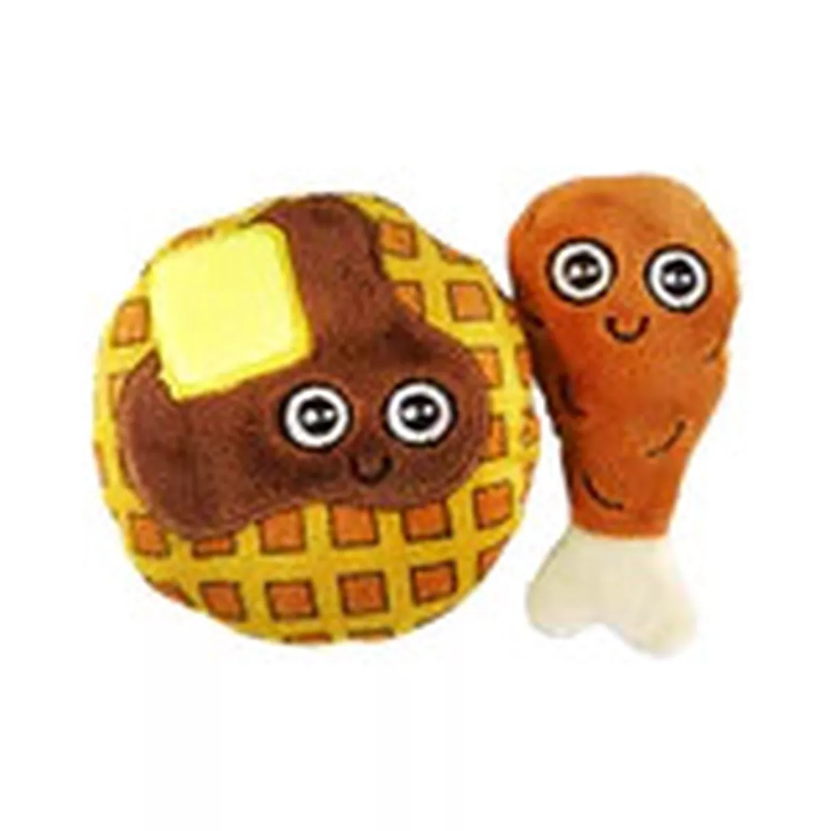 Mad Cat Chicken & Waffle Cat Toy 2pk