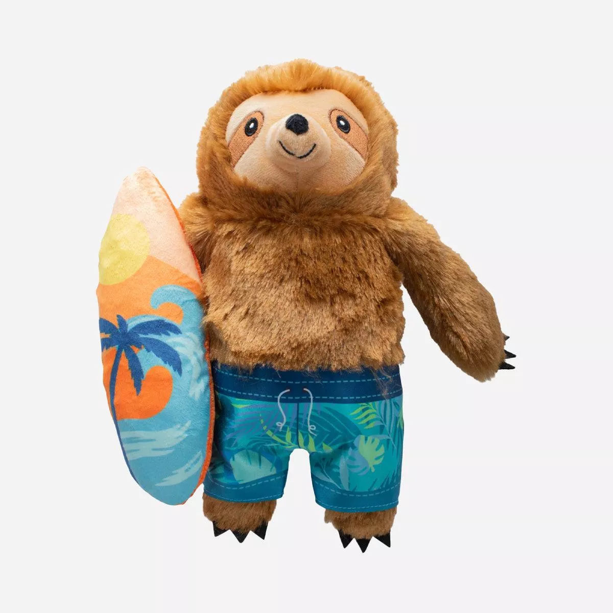 Makin’ Waves Surfing Sloth Dog Toy