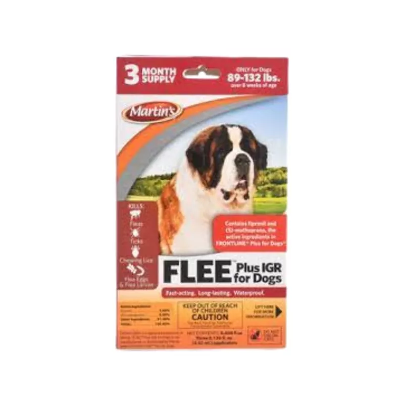 Martin’s FLEE Plus IGR for Dogs 89-132lbs.