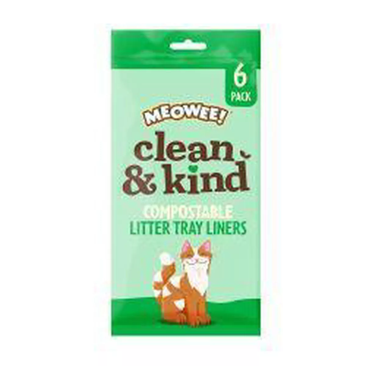 Meowee! Clean & Kind Compostable Litter Tray Liners