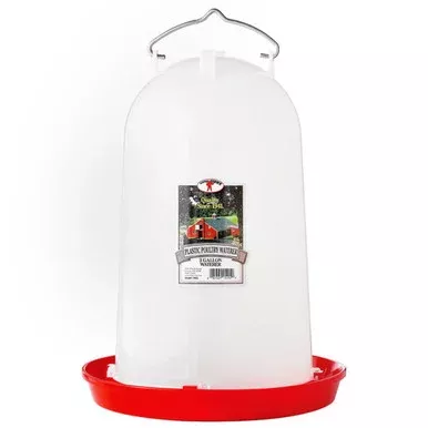 Miller Manufacturing Polyethylene Plastic Poultry Drinker – 3 gal