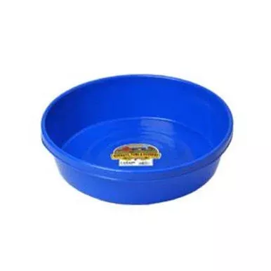 Miller Mfg. – 3-Gallon Plastic Feed Pan – Blue