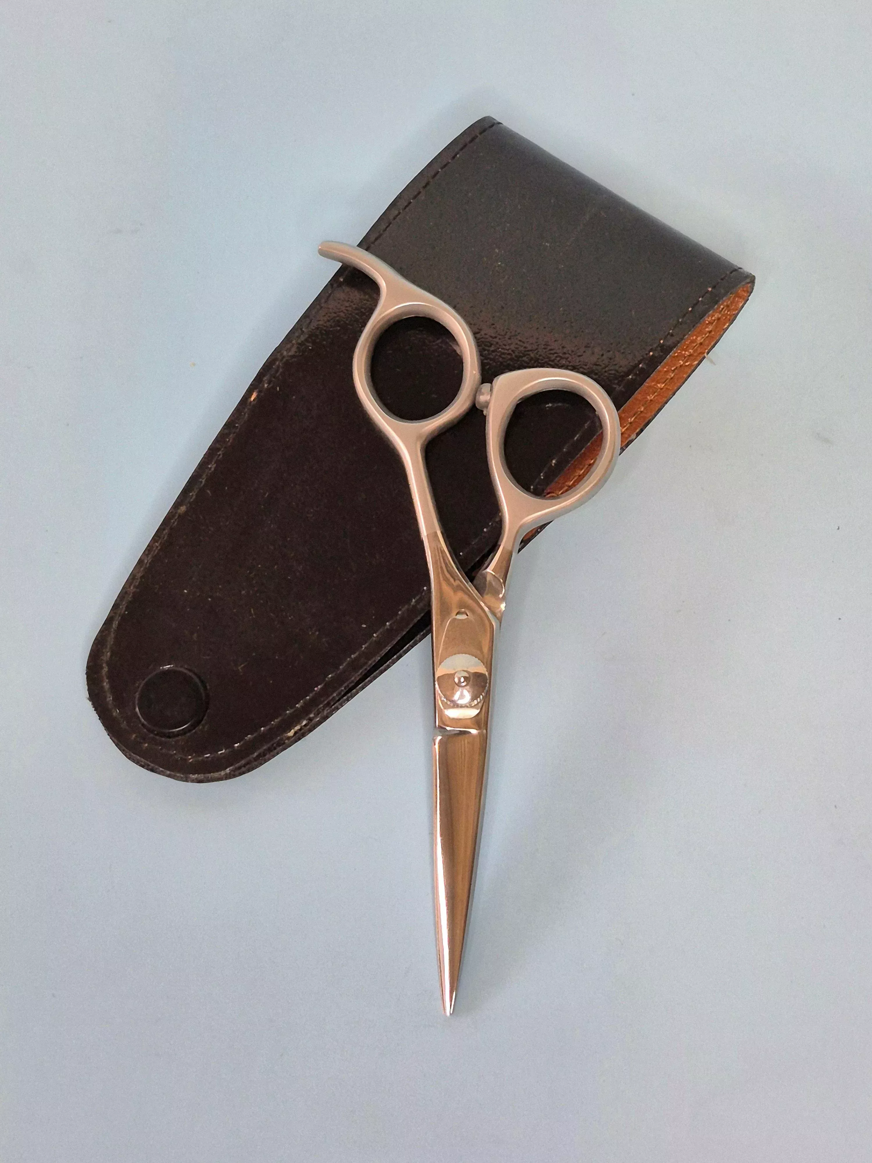 Mini Shears Offset 4.75″ with finger rest, offset handle