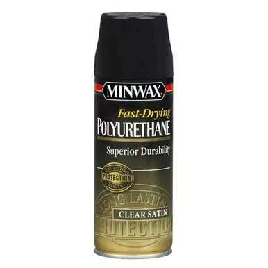 Minwax Fast-Drying Satin Polyurethane Finish – 11.5 oz