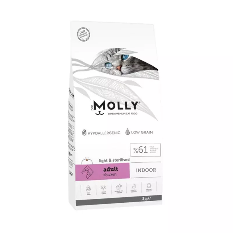 Molly Indoor light & sterilized 15kg