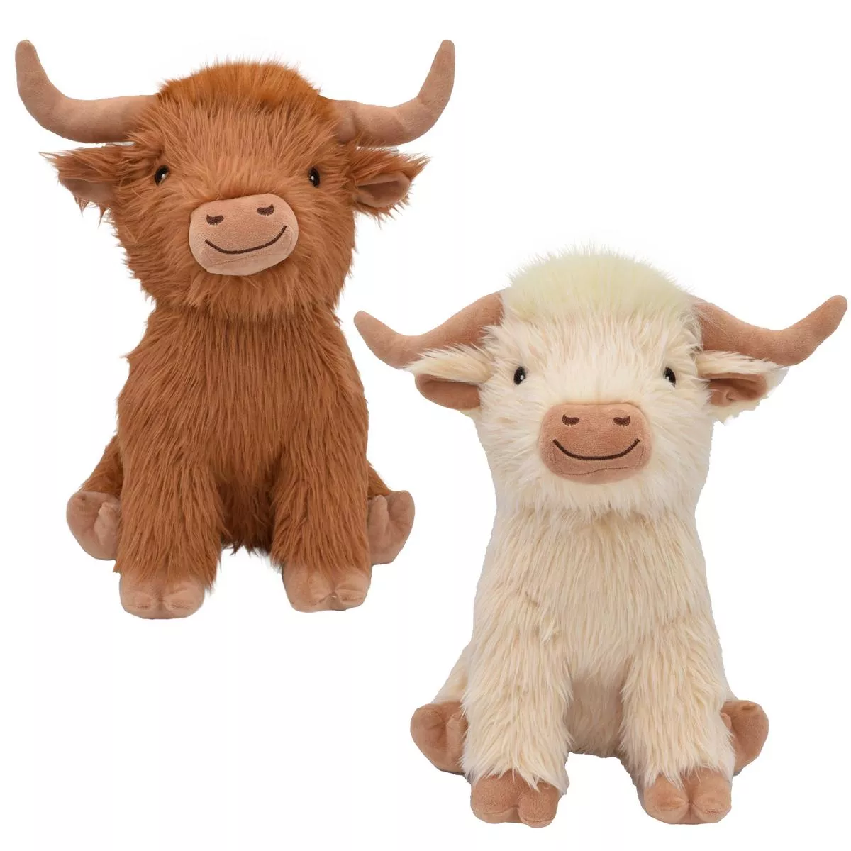 Multipet Highland Cow Plush Dog Toy
