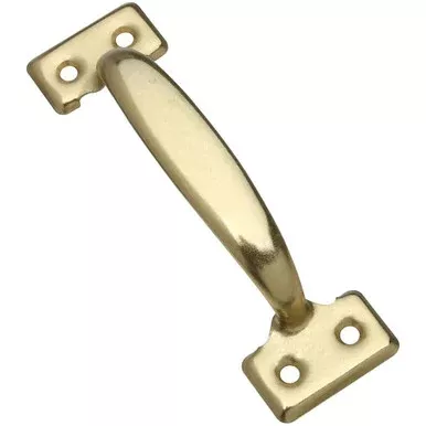National Hardware Brass Door Pull – 5-3/4″