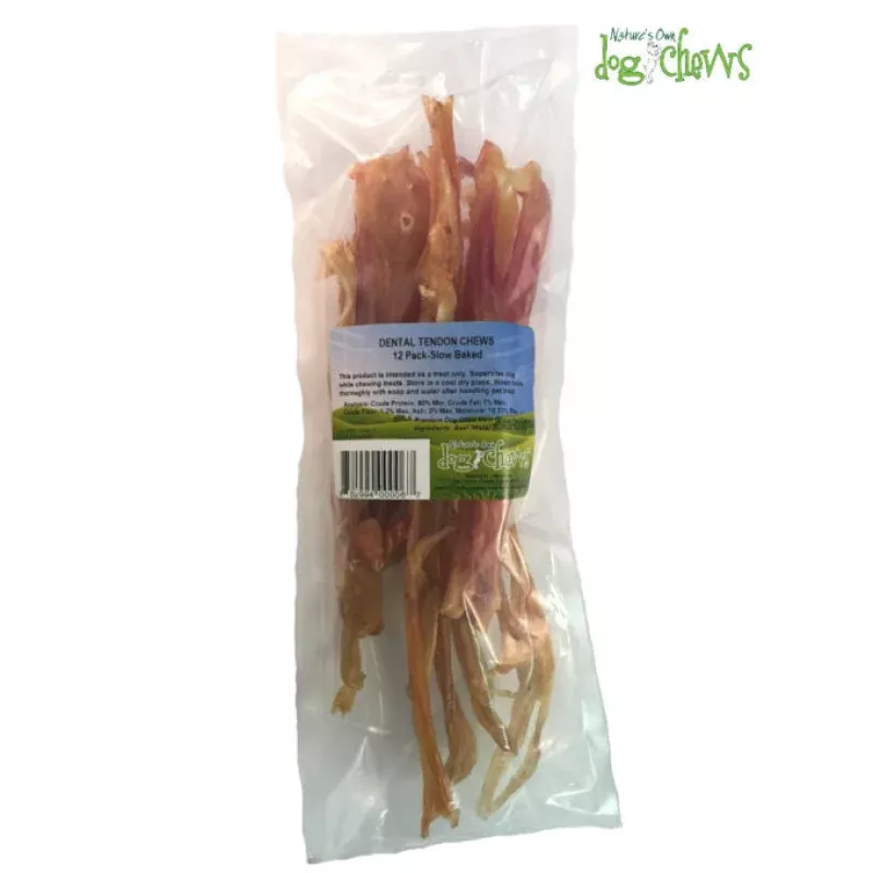 NATURE'S OWN Beef Dental Tendon 12 pack
