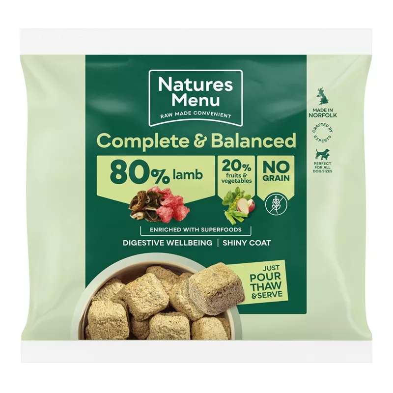 Natures Menu 80/20 Nuggets Lamb 1kg