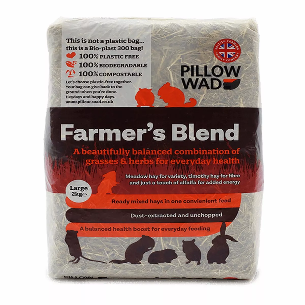 NEW Pillow Wad Farmers Blend 2kg