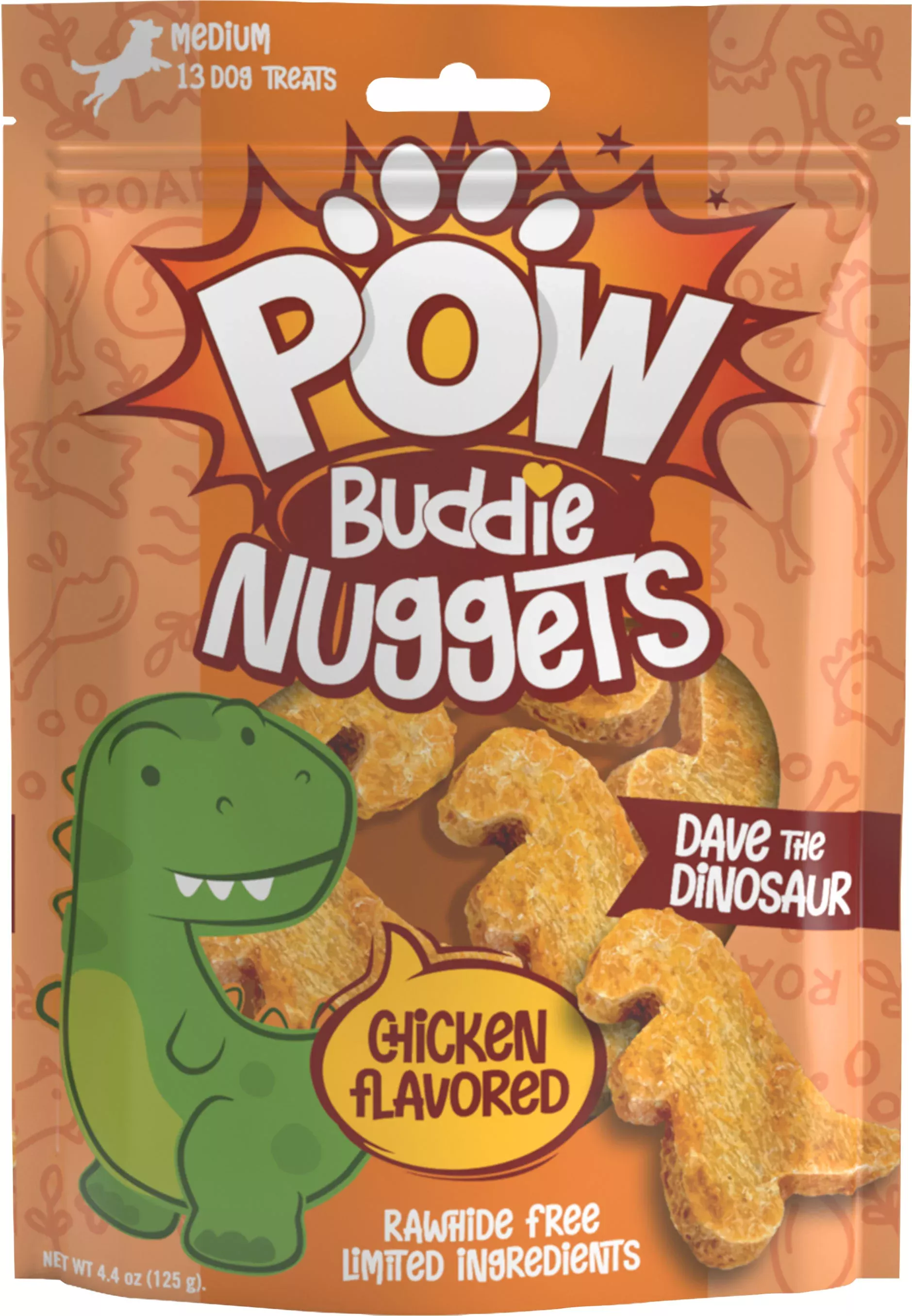 Nothin' To Hide Pow Buddie Nuggets Dino