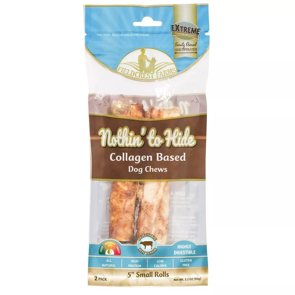 Nothing to hide Beef Roll 5" 2pk