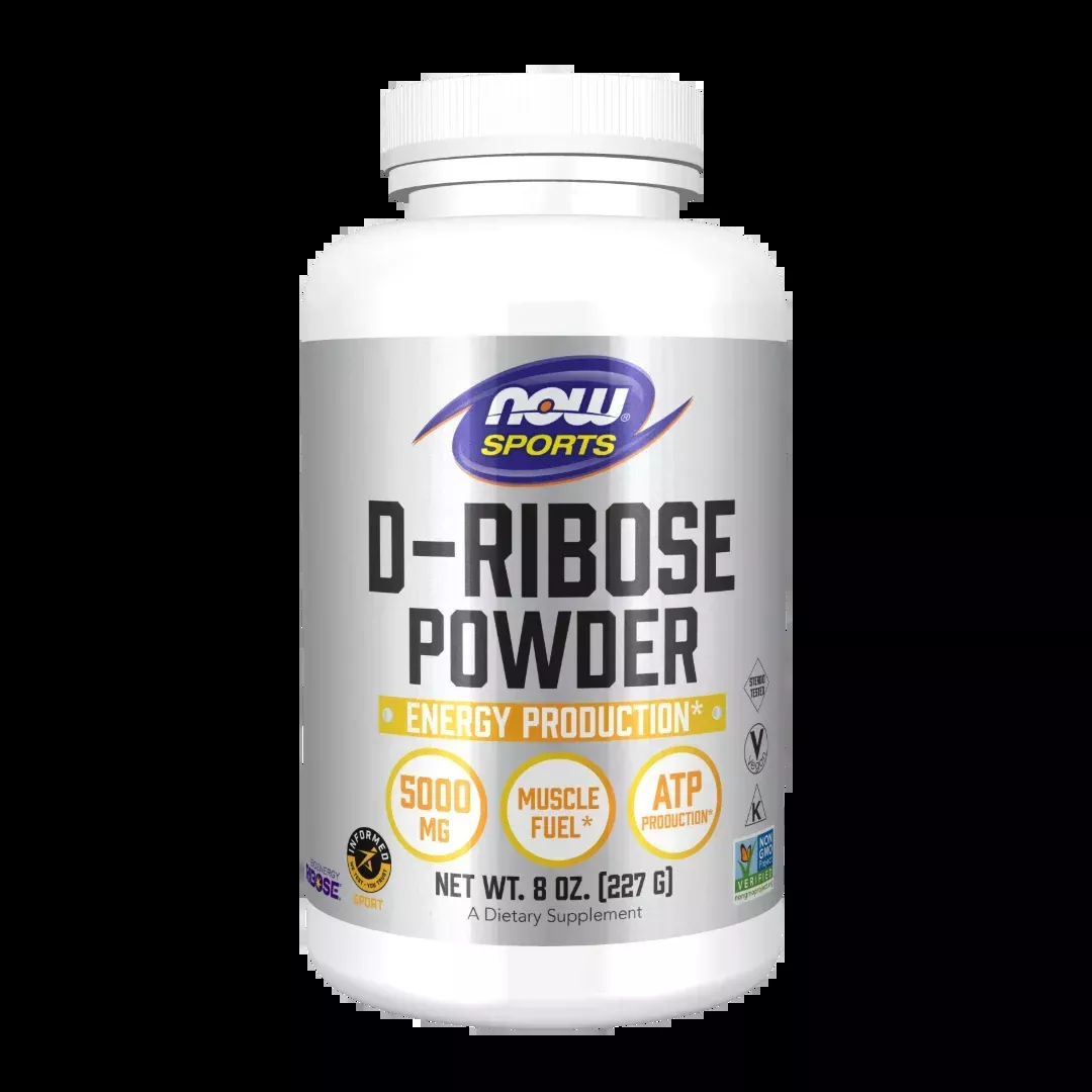 NOW | D-Ribose Pure Powder – 8oz