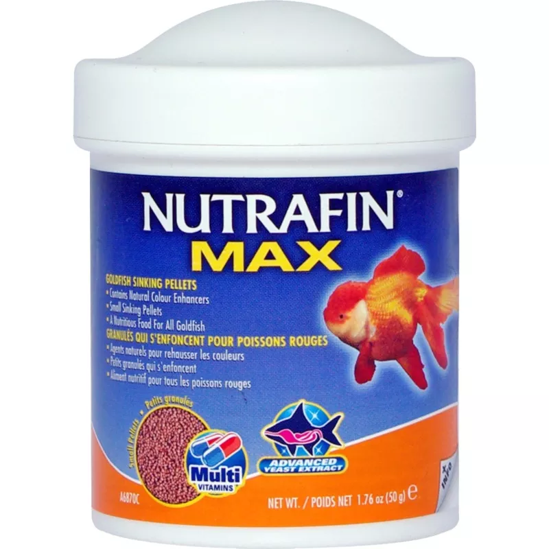 Nutrafin Max – Small Goldfish Sinking Pellets (50g)