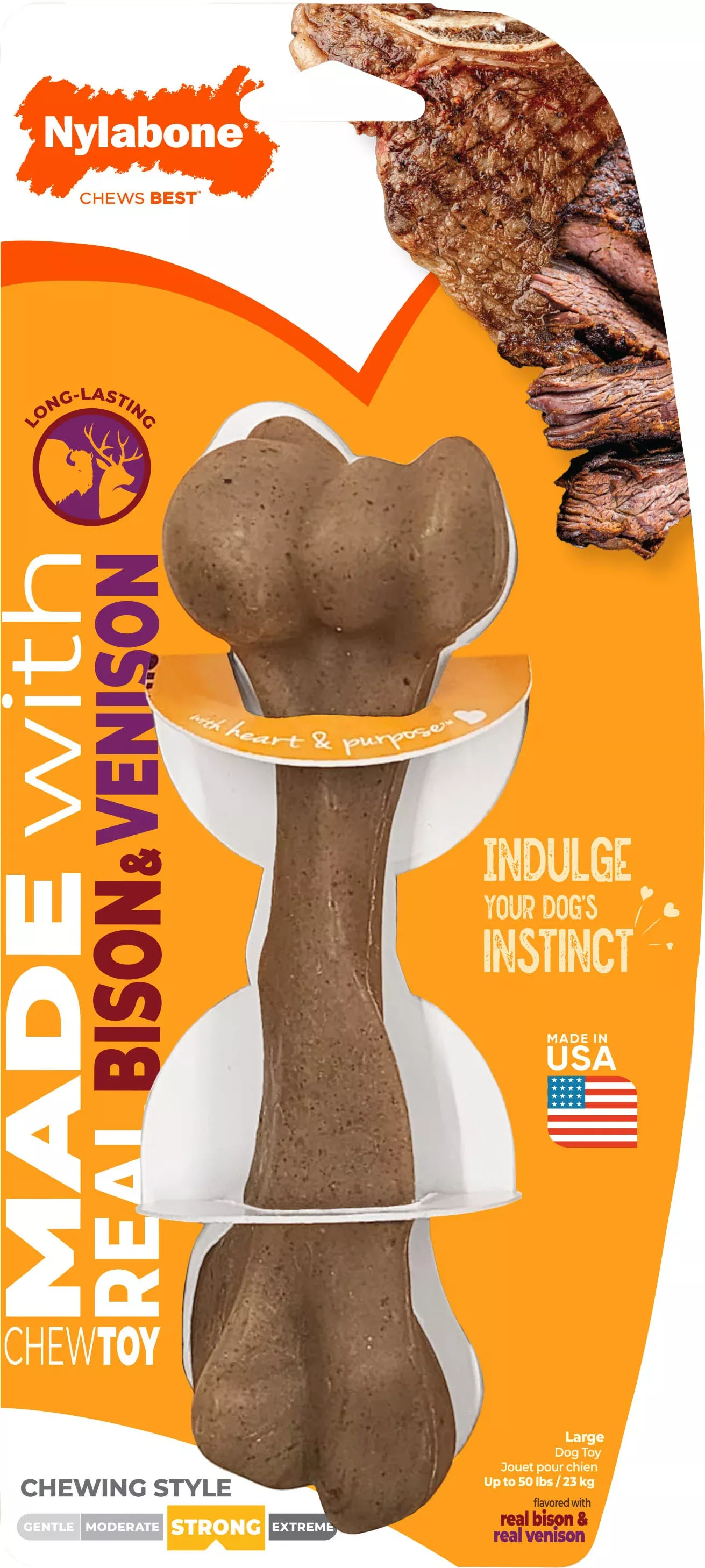 Nylabone Strong Chew Real Ingredient Femur