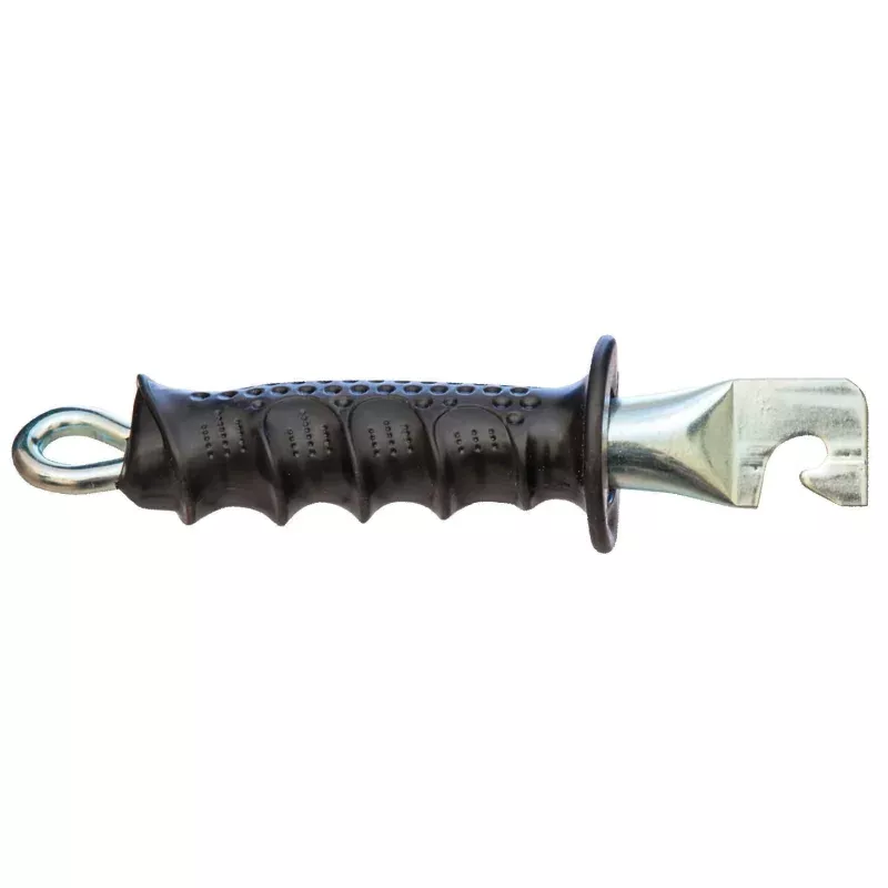 Old Ironsides Steel Cased Gate Handle Black