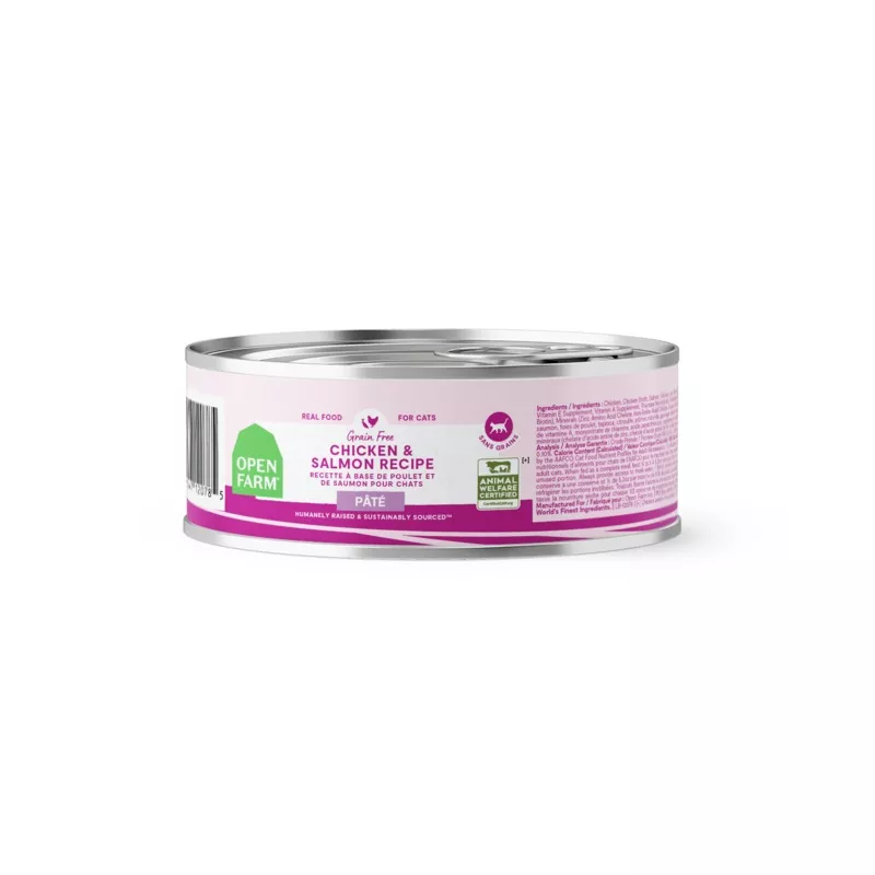 Open Farm Chicken & Salmon Pt for Cats 5.3oz