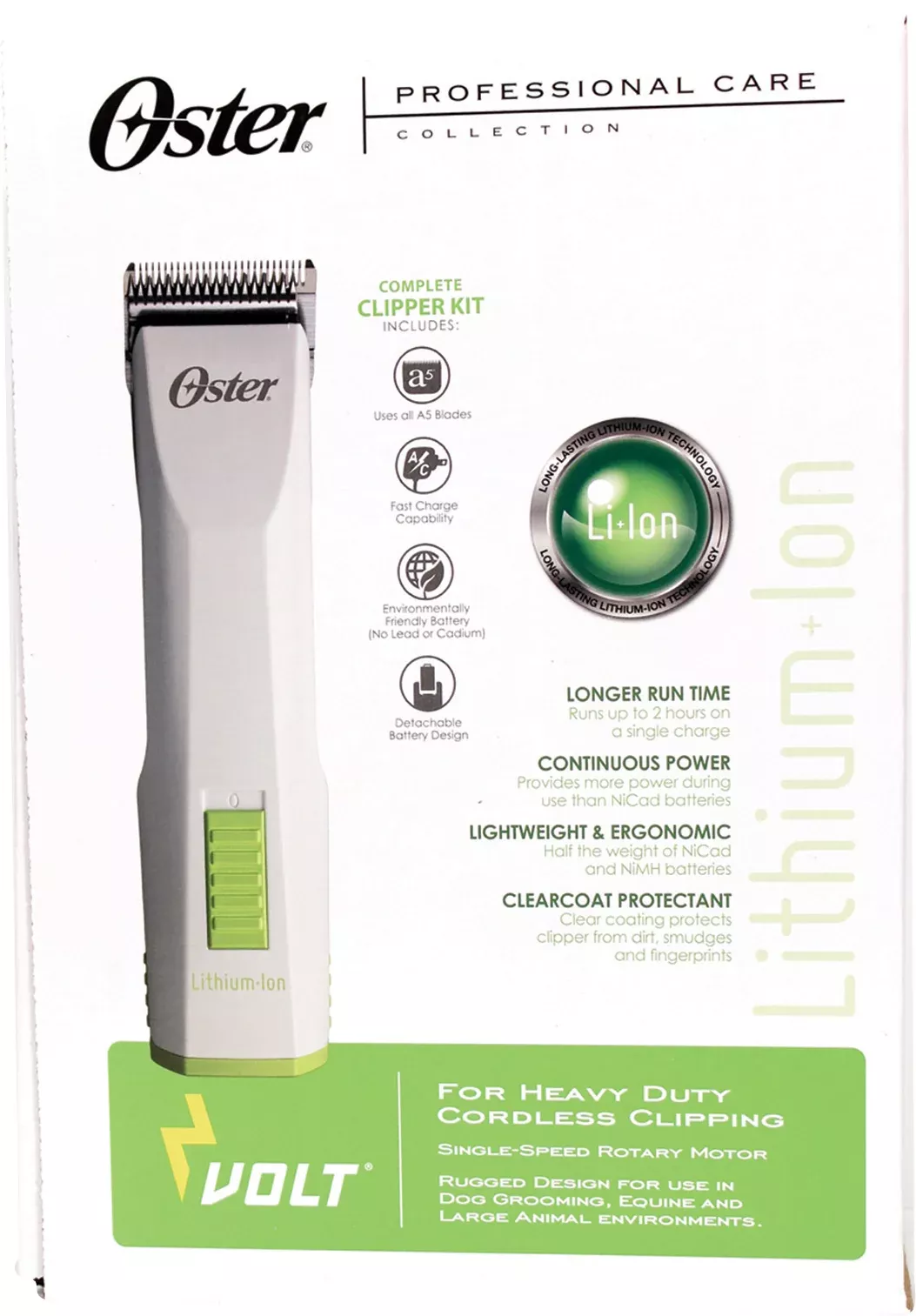 Oster Volt Lithium & Ion Cordless Clipper Kit