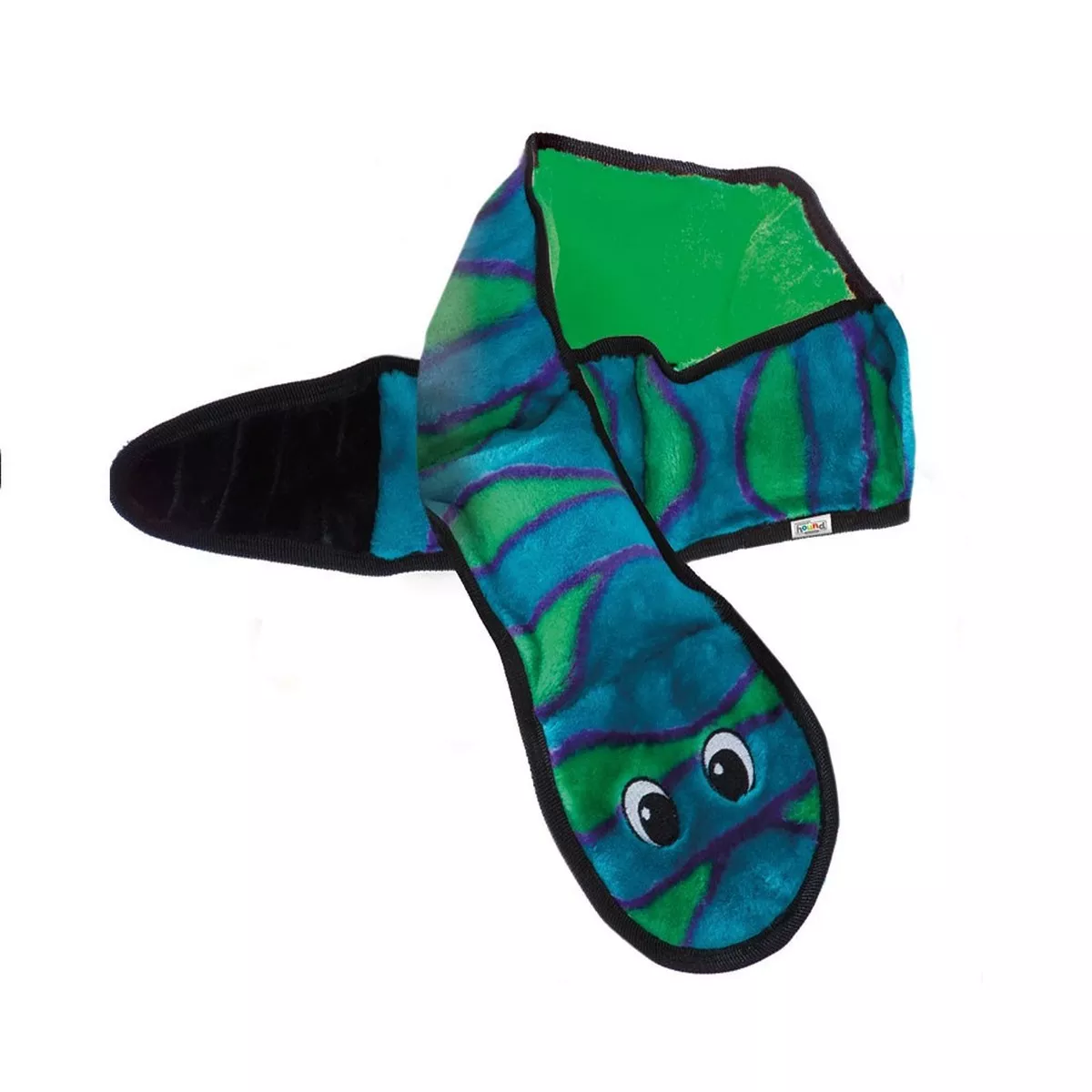 Outward Hound Invincible Snake 6 Squeaker Blue