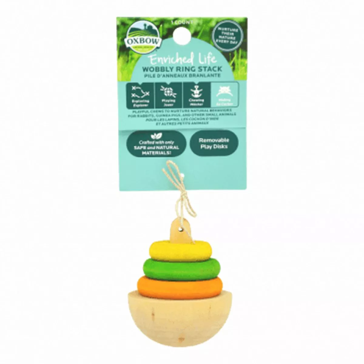 Oxbow Animal Health Enriched Life – Wobbly Ring Stack