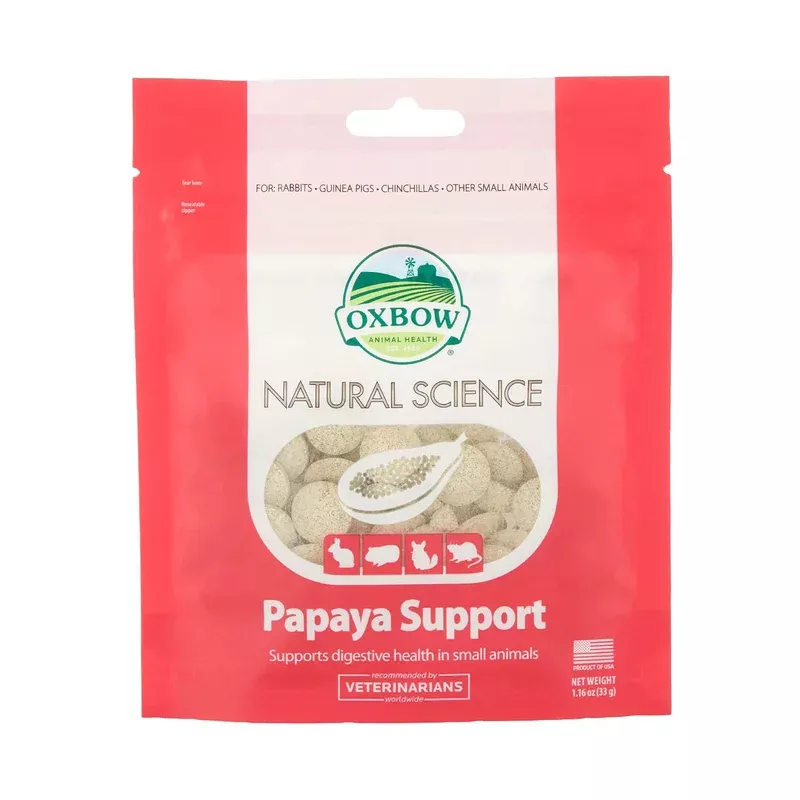 Oxbow Natural Science Papaya Support Small Pet Supplements