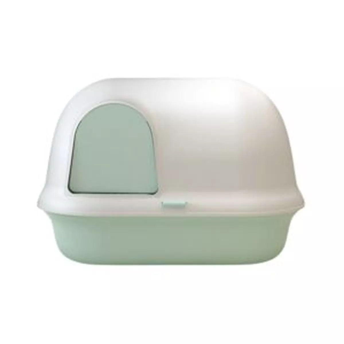 Pakeway Shell Flip-Top Open Cat-Litter Box - Green