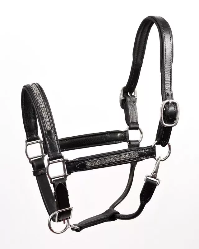 Perris Silver Bling Padded Halter