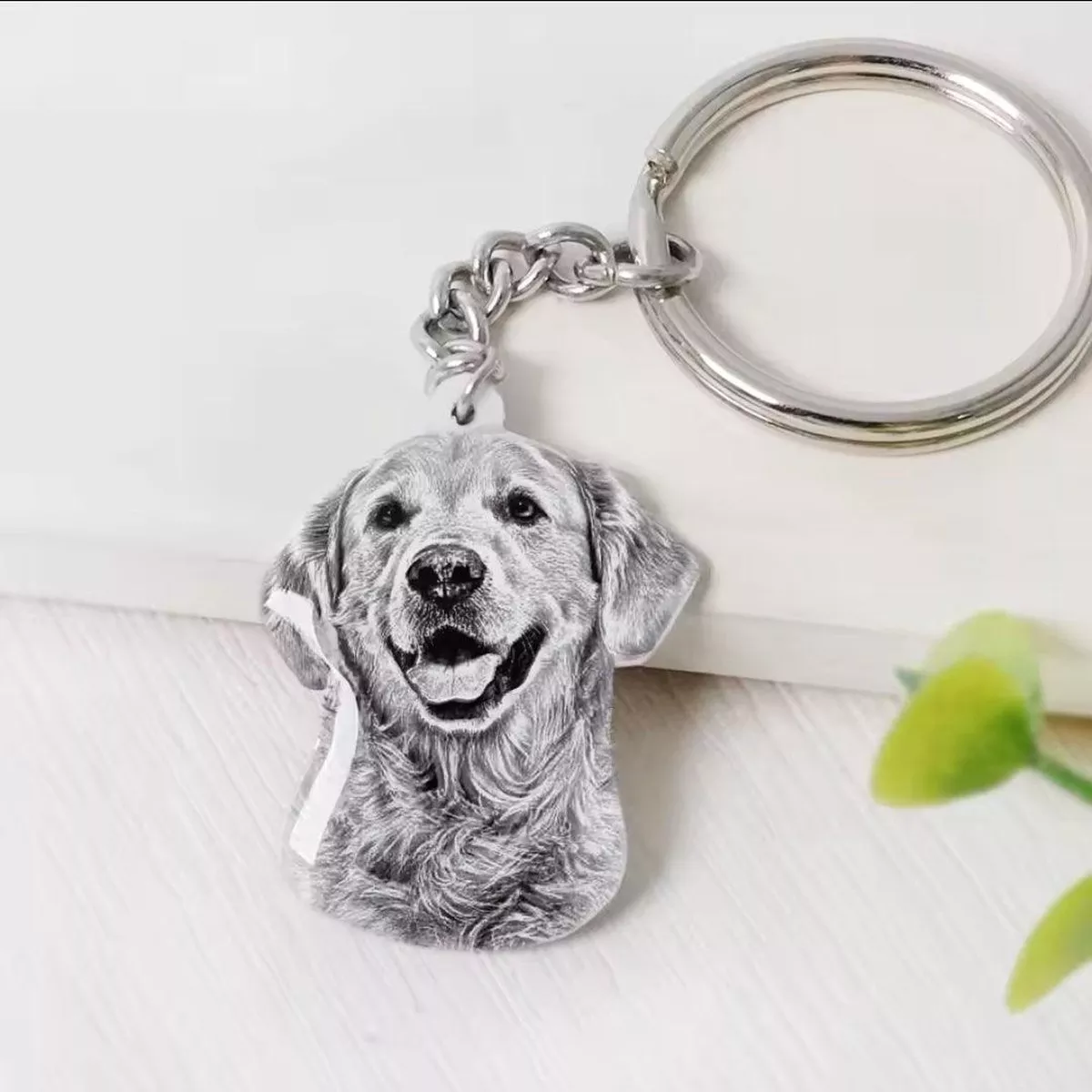 Pet Photo Key Ring