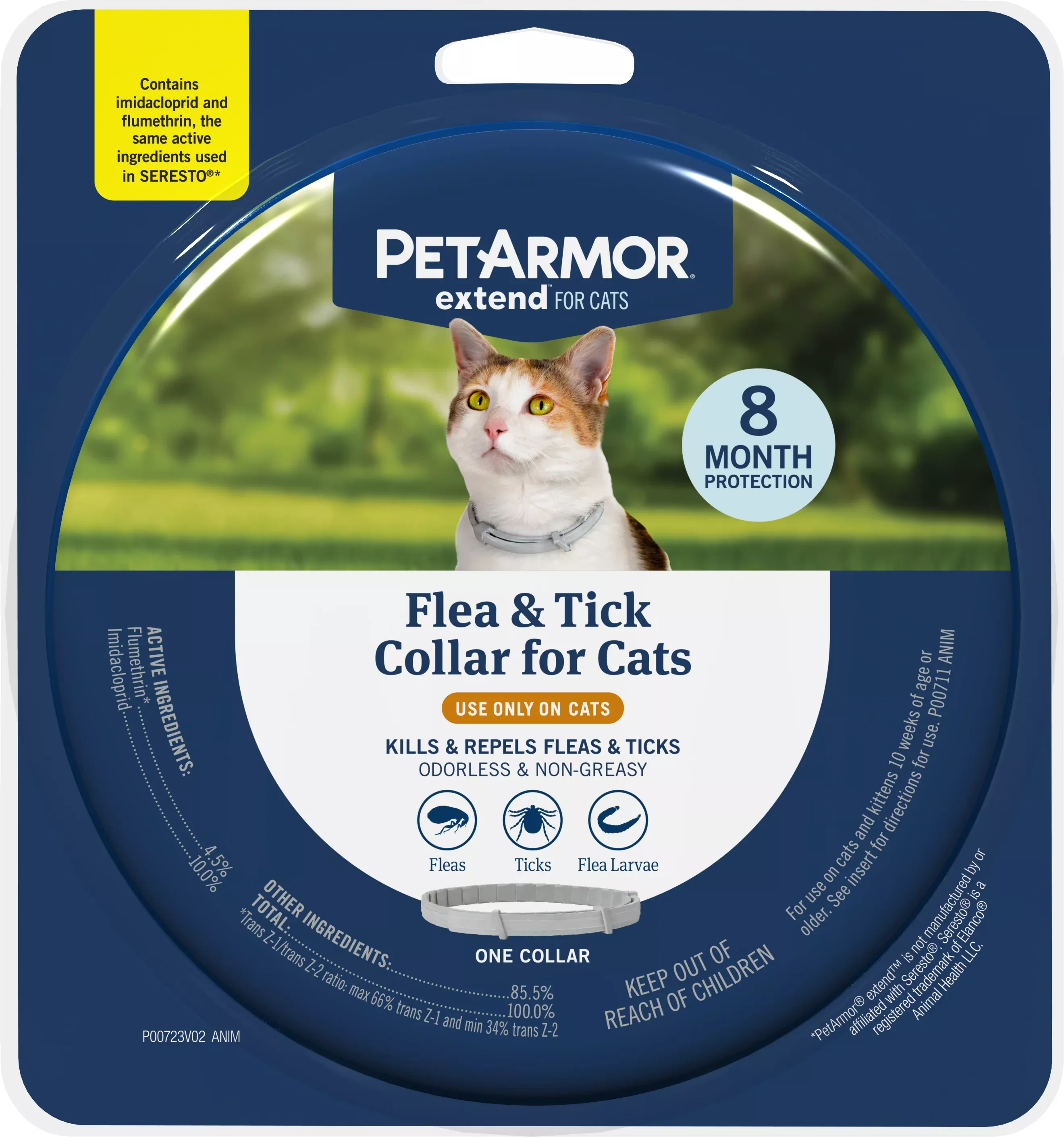 Petarmor Extend Flea And Tick Collar For Cats