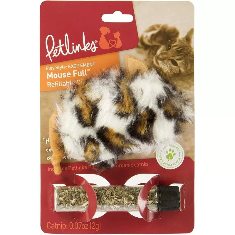 Petlinks Mouse Full Refillable Catnip Cat Toy