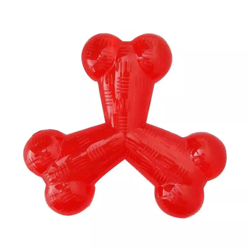 Petlove Mighty Mutts Tri Bone Dog Chew Toy