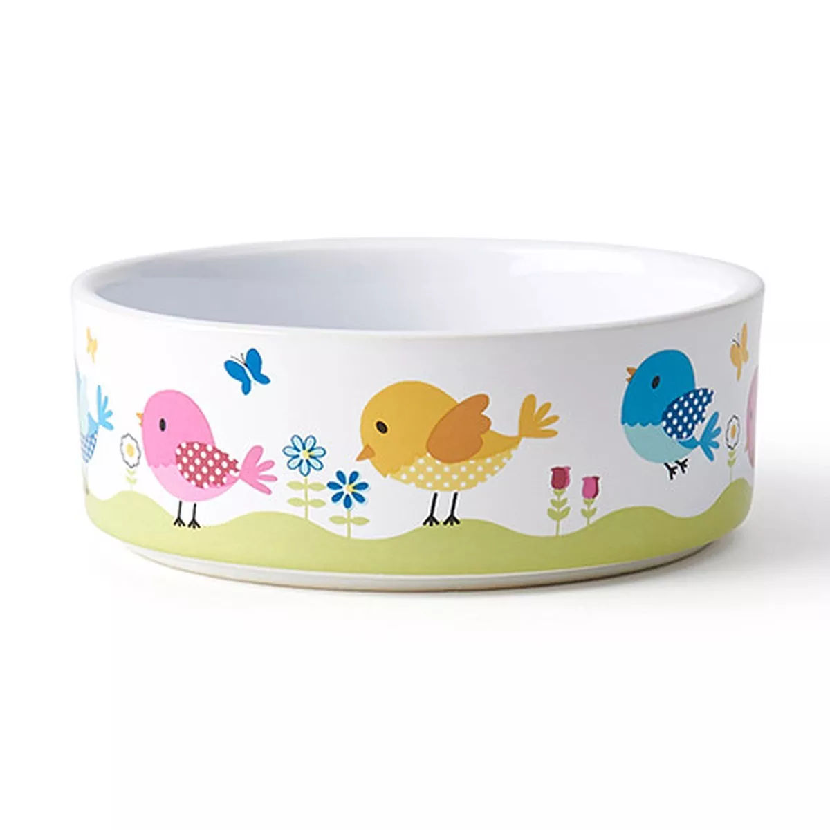 PetRageous Early Bird 5" Bowl White
