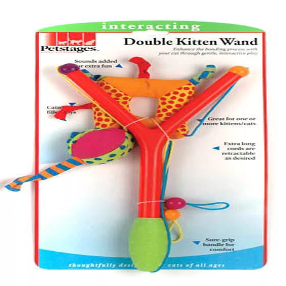 Petstages Double Kitten Wand