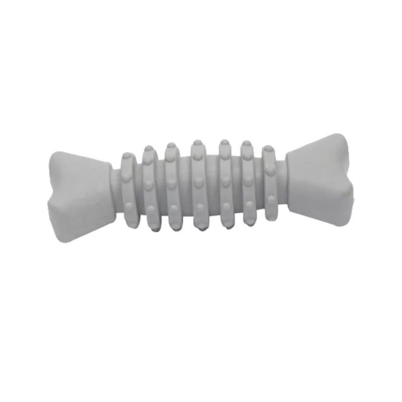 PL – Ribbed Bone Chew Toy – Grey