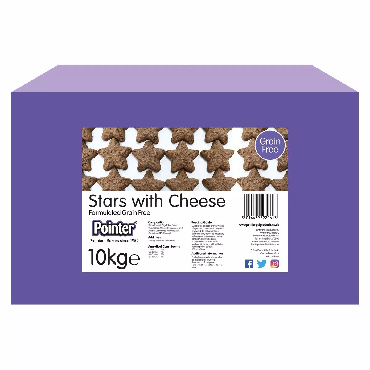 Pointer Stars with Cheese 10kg