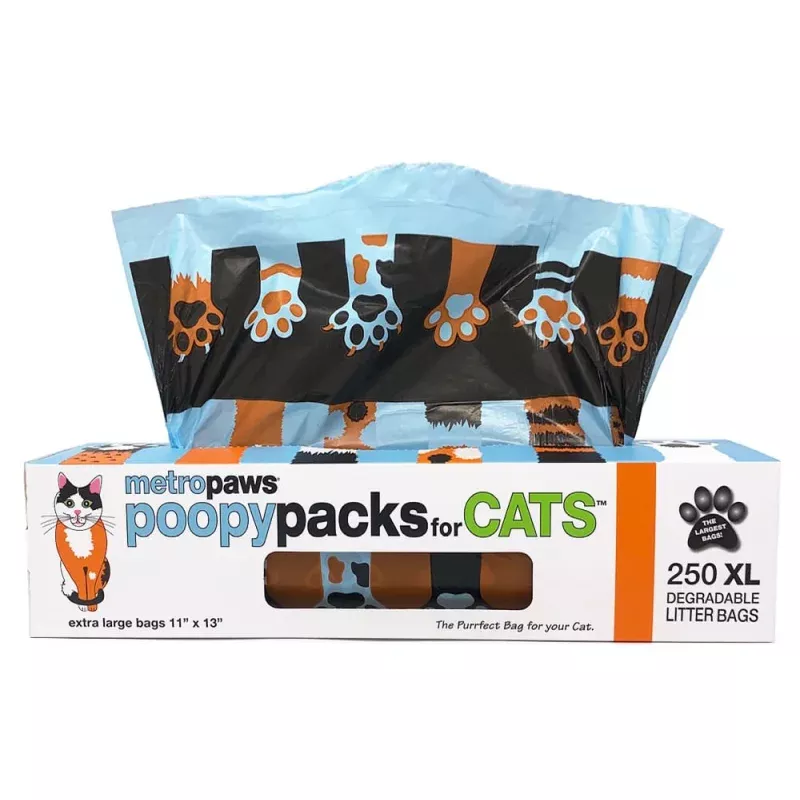 Poopy Packs for Cats Orange