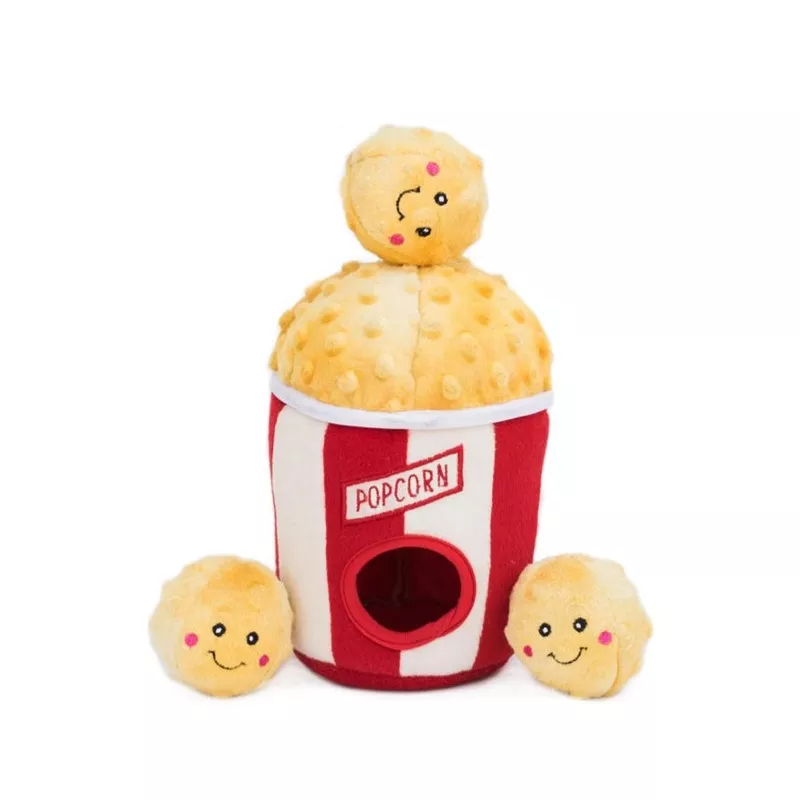 Popcorn Bucket Hide and Seek Burrow Toy