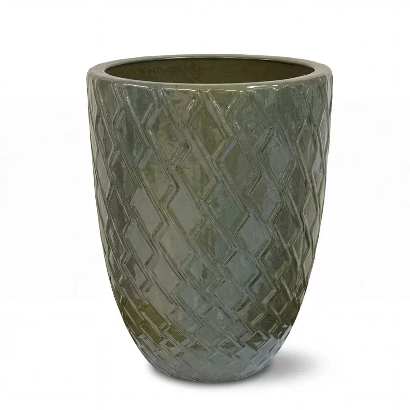Pot ZEUS 30x44cm vert crme | Pots