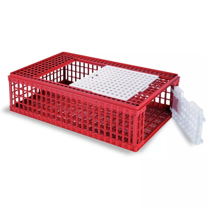 Poultry Shipping Crate Red