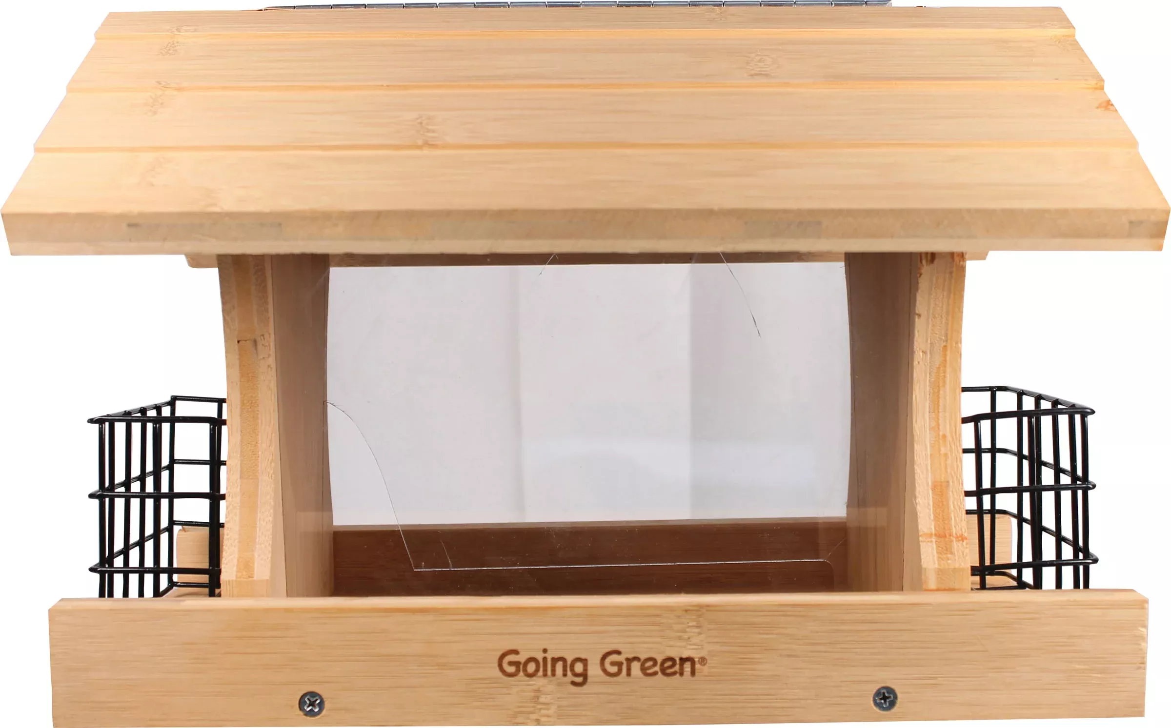 Premium Bamboo Ranch Feeder W/Suet Cages
