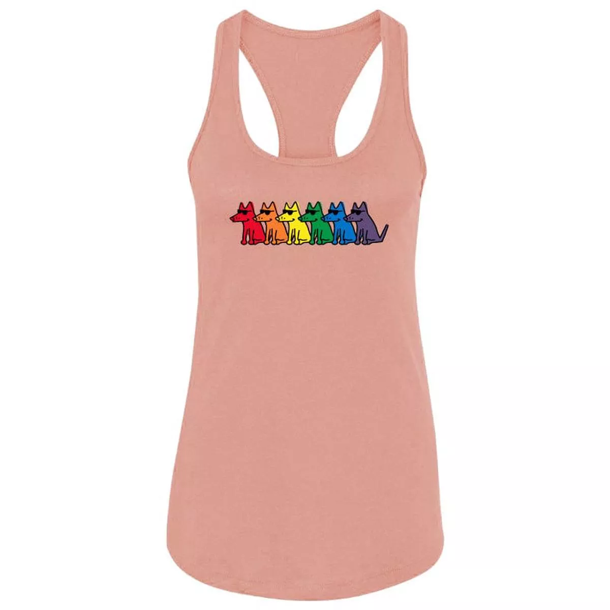 Pride Teddy – Ladies Racerback Tank Top