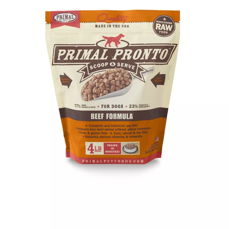 Primal Dog Raw Pronto Beef