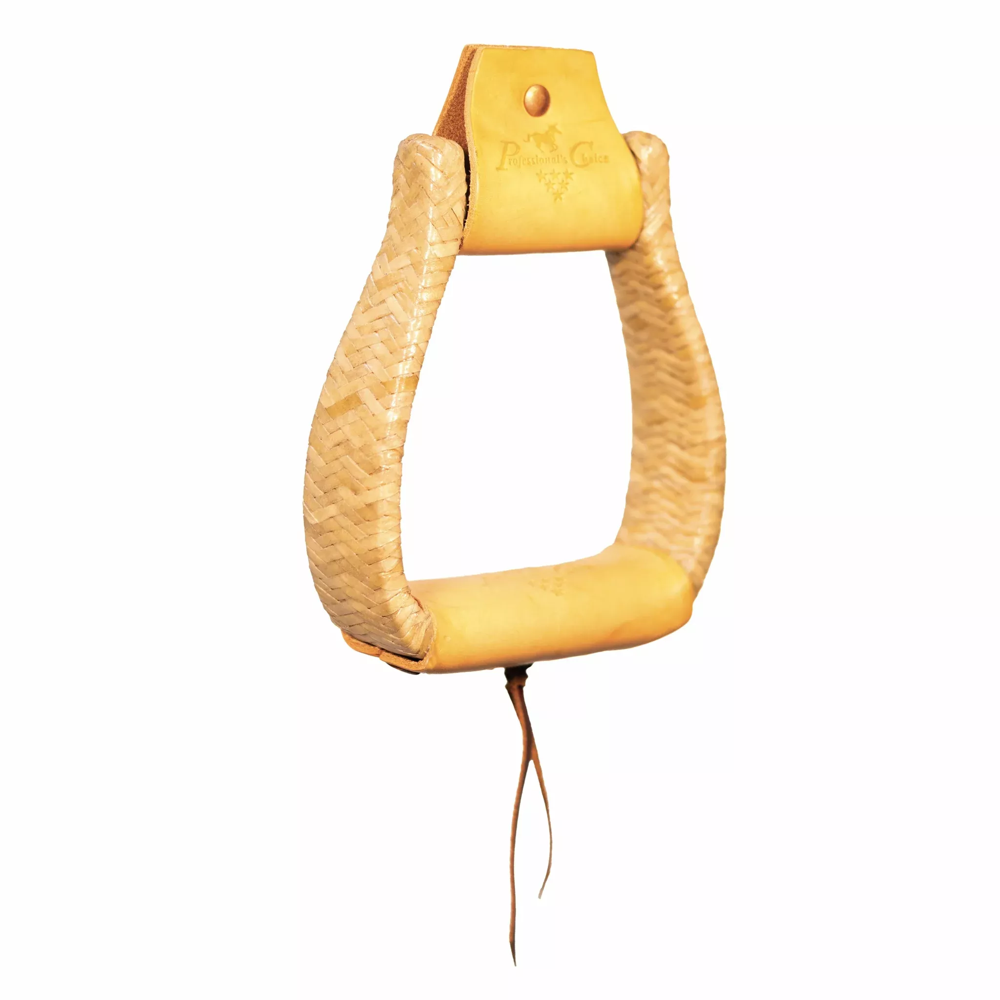Professionals Choice Rawhide Braided Stirrups