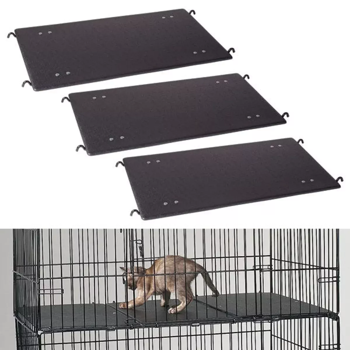 PS Cat Cage Deluxe Platform - 3 Piece Set