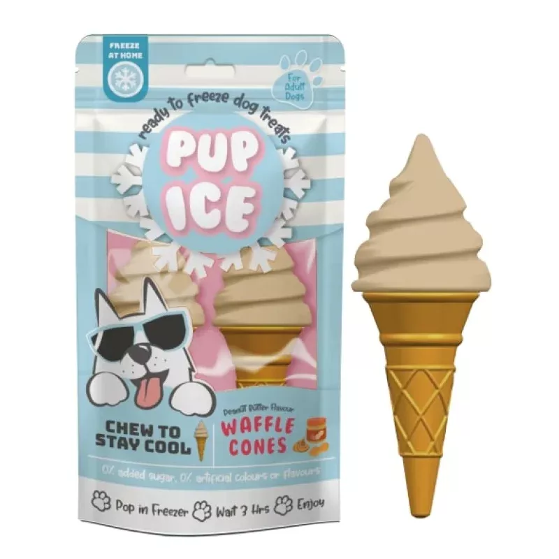 Pup Ice Waffle Cone Treats