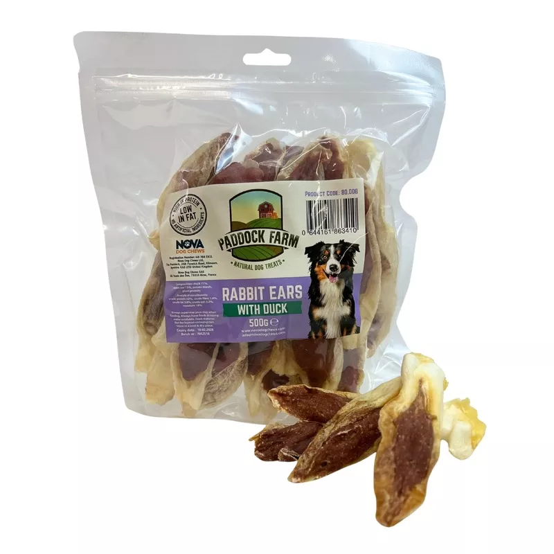 Rabbits Ears with Duck 500g
