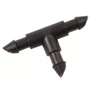 Raindrip 1/4″ Double Barb Tee – 5 pk