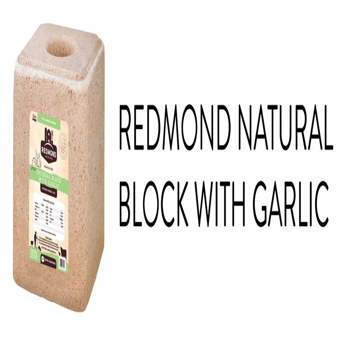 Redmond Natural Block with Garlic