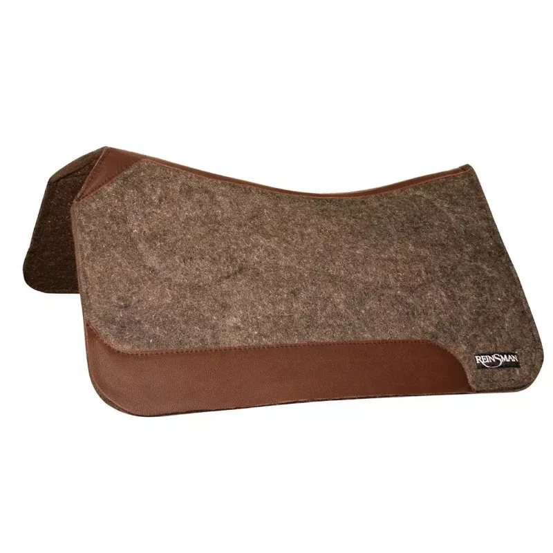 Reinsman Wool Nesting Saddle Pad, 30" x 30" Brown