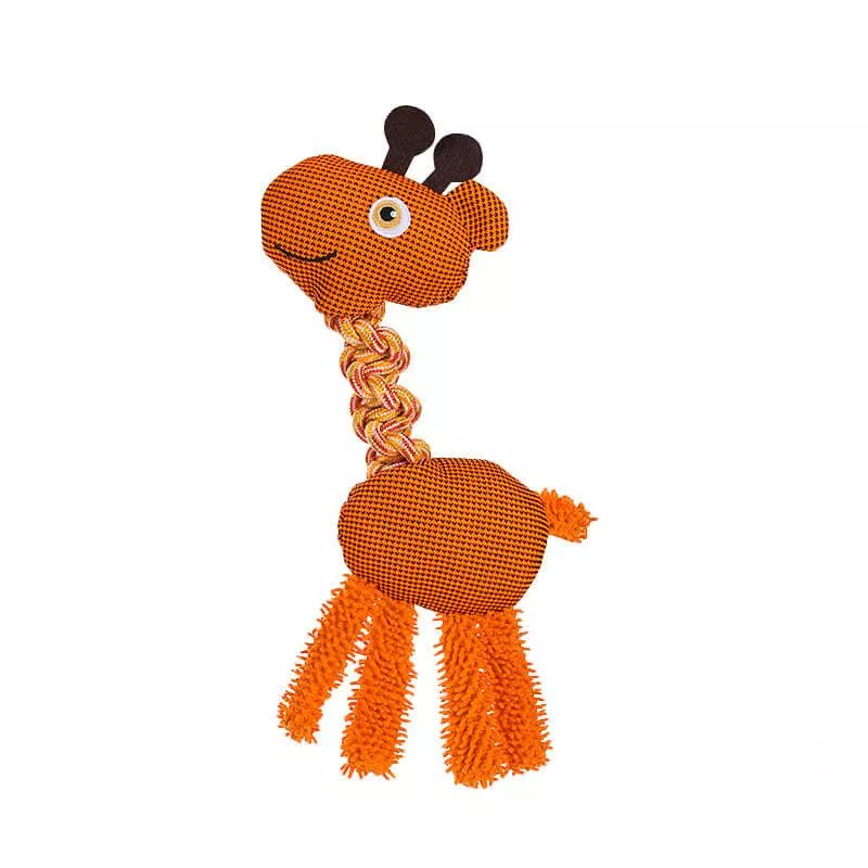 Rope Squeaky Dog Interactive Toy – Animal Series